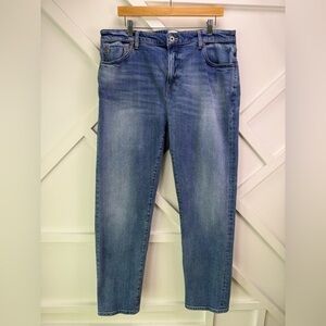 Flint & Tinder Straight Fit Stretch Selvedge Denim Medium Wash Size 38x32